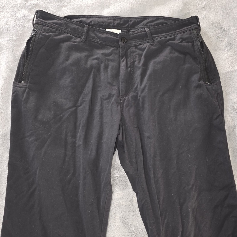 Clothing Arts Pants Mens 38W 30L Black Nylon Pickpocket Proof Cargo Travel
